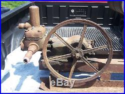 Antique Fairbanks Morse Water Piston Pump Hit Miss Engine Era Carriage & Motor
