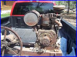 Antique Fairbanks Morse Water Piston Pump Hit Miss Engine Era Carriage & Motor