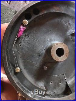 Antique Flywheel hit miss engine Fuller Johnson Madison Wi iron embossed