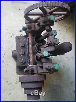 Antique Goulds tri-cylinder Water Pump RARE hit miss engine motor brass display