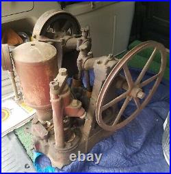 Antique Hardie Water Orchard Pump Hit Miss Era Steam Engine Sprayer Steampunk
