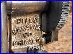 Antique Hills McCanna Mechanical Lubricator Oiler Hit Miss Steam Engine Loco etc