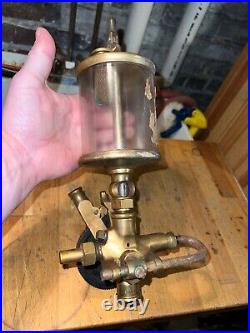 Antique Hit Miss Engine Brass Oiler Lunkenheimer MARVEL 1 pint