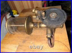 Antique Hit Miss Engine Brass Oiler Lunkenheimer MARVEL 1 pint