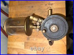 Antique Hit Miss Engine Brass Oiler Lunkenheimer MARVEL 1 pint