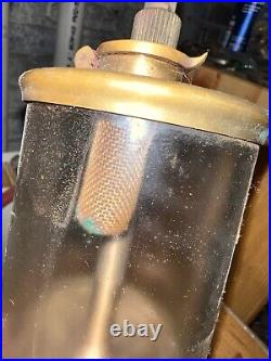 Antique Hit Miss Engine Brass Oiler Lunkenheimer MARVEL 1 pint