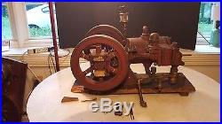 Antique Hit Miss Gas Engine-Very Small 8 Flywheel Salesman Sample