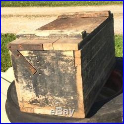 Antique Hit Miss Stationary Engine Battery Box, IHC Famous