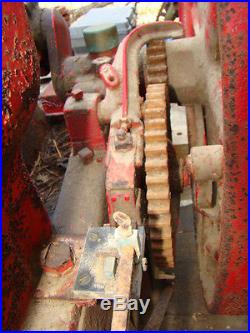 Antique Hit & Miss Steam Gas Engine 3hp Barn Find Vintage Belt Drive Farm Power
