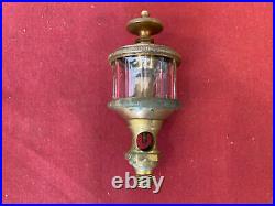 Antique J H Wilkinsons Engine Oiler Pat. May 28, 1872 Faceted Glass Hit Miss