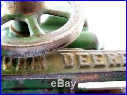 Antique John Deere Cast Iron Vindex Hit and Miss Engine