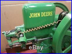 Antique John Deere E Hit Miss Stationary Gasoline Engine 1928 farm workhorse