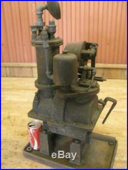 Antique Johnson System Hit & Miss Engine Era Line Shaft Air Compressor & Clutch