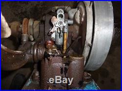 Antique Johnson Utilimotor Motor Hit Miss Gas Engine Kick Start Similar Maytag