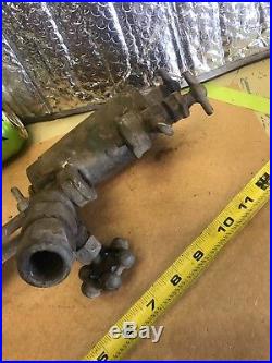 Antique Junior Lunkenheimer 1/2PT Brass Lubricator Hit Miss Steam Engine Oiler