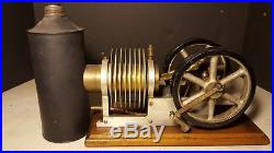 Antique Large Stirling Cycle Hot Air Engine Well Made Hit Miss Steam