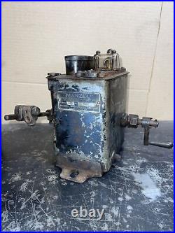 Antique Manzel Force Feed Lubricator Oiler 25D Single Feed Hit Miss Steam Engine