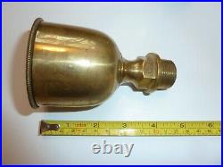 Antique Matched Pair Brass Steam Engine Oil Cups Hit Miss Engine