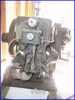 Antique McCormick Deering 1-1/2 hp Stationary Engine -hit miss withoriginal trucks