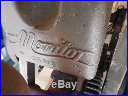 Antique Monitor Pump Jack & Stationary Engine-hit miss gas farm engine