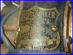 Antique Motsinger Auto Sparker Dynamo bipolar motor ignition gas engine hit miss