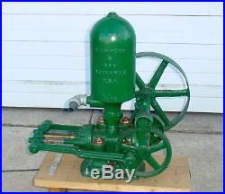 Antique Myers Water Pump On Cart 4 Use With Hit Miss Gas Engine