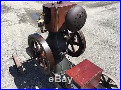 Antique New Way Hit Miss Engine, runs great, Watch the video