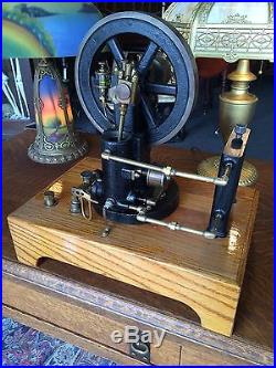 Antique Replica Allman & Thompson Inverted Cylinder Hit And Miss Engine Complete