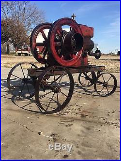 Antique Sears Economy gasoline hit and miss gas engine motor factory trucks