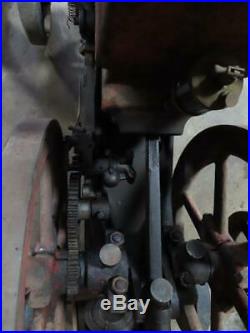 Antique Sparta Economy 2 HP Hit & Miss Gas Engine & Cart Good Compression