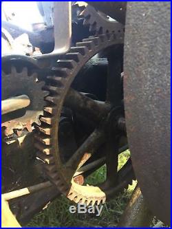 Antique Stationary Hit Miss Fairbanks Morse Farm Engine, 10 hp Hopper Cooled