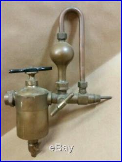 Antique Swift Lubricator Co. Oiler Brass Hit Miss Steam Engine L@@K