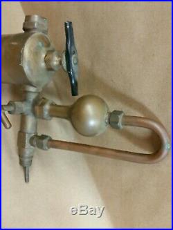 Antique Swift Lubricator Co. Oiler Brass Hit Miss Steam Engine L@@K