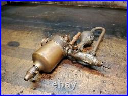 Antique Swift Lubricator Elmira NY Hit Miss Gas Engine Steam Brass Project Part