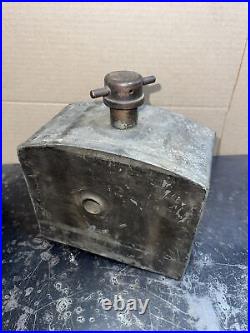 Antique Tin Gas Tank Hit Miss Engine Marine Boat Motor Parts