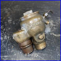 Antique Unknown ADAMS Carburetor Brass Hit Miss Engine Marine Tractor Parts
