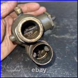 Antique Unknown ADAMS Carburetor Brass Hit Miss Engine Marine Tractor Parts