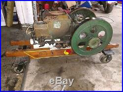 Antique Vintage 1939 Stover MFG CT-2 Hit/Miss Gas Engine 2 to 2-1/2 HP runs nice