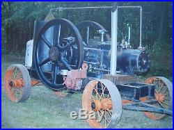 Antique Vintage Farm Oil Field 25 H. P. Engine Superior Model 25 C Hit & Miss