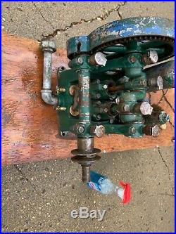 Antique Vintage Hardie Water Pump Hit & Miss Engine industrial steampunk old