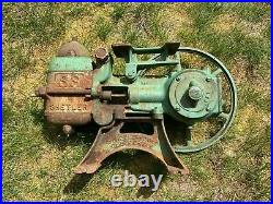 Antique Vintage Shetler Piston Pump Michigan Hit & Miss Engine Era Steampunk