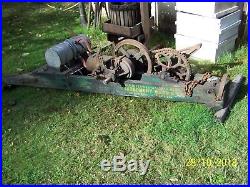 Antique Wade Dragsaw WithHit and Miss Engine Made For Montgomery Wards AS IS