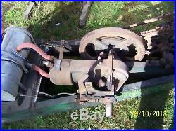 Antique Wade Dragsaw WithHit and Miss Engine Made For Montgomery Wards AS IS