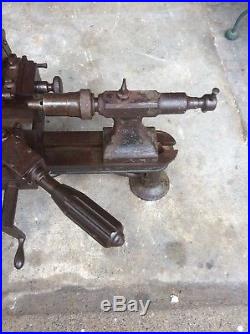 Antique flat belt drive Machinist lathe 32 Hit & Miss Engine