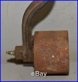 Antique flat belt idler tension pulley assembly hit & miss steam engine part