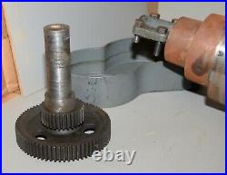 Antique hit & miss engine pulley clutch gear assembly collectible rare tool lot