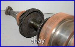 Antique hit & miss engine pulley clutch gear assembly collectible rare tool lot