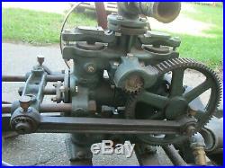 Antique stationary Engine, Hercules Hit and Miss with Pyramid Water Pump