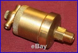BRASS #1 Auto Grease Cup Hit & Miss Gas Steam Tractor Engines 1/4inch Lubricator