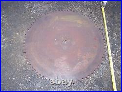 BUZZ SAW RIG 27 Circular Blade Firewood Hit Miss Gas Engine Steam Tractor NICE